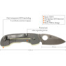 Нож SPYDERCO LEAF STORM 128GP